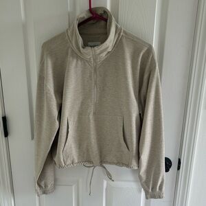 Abercrombie & Fitch Light Tan Zip-Up